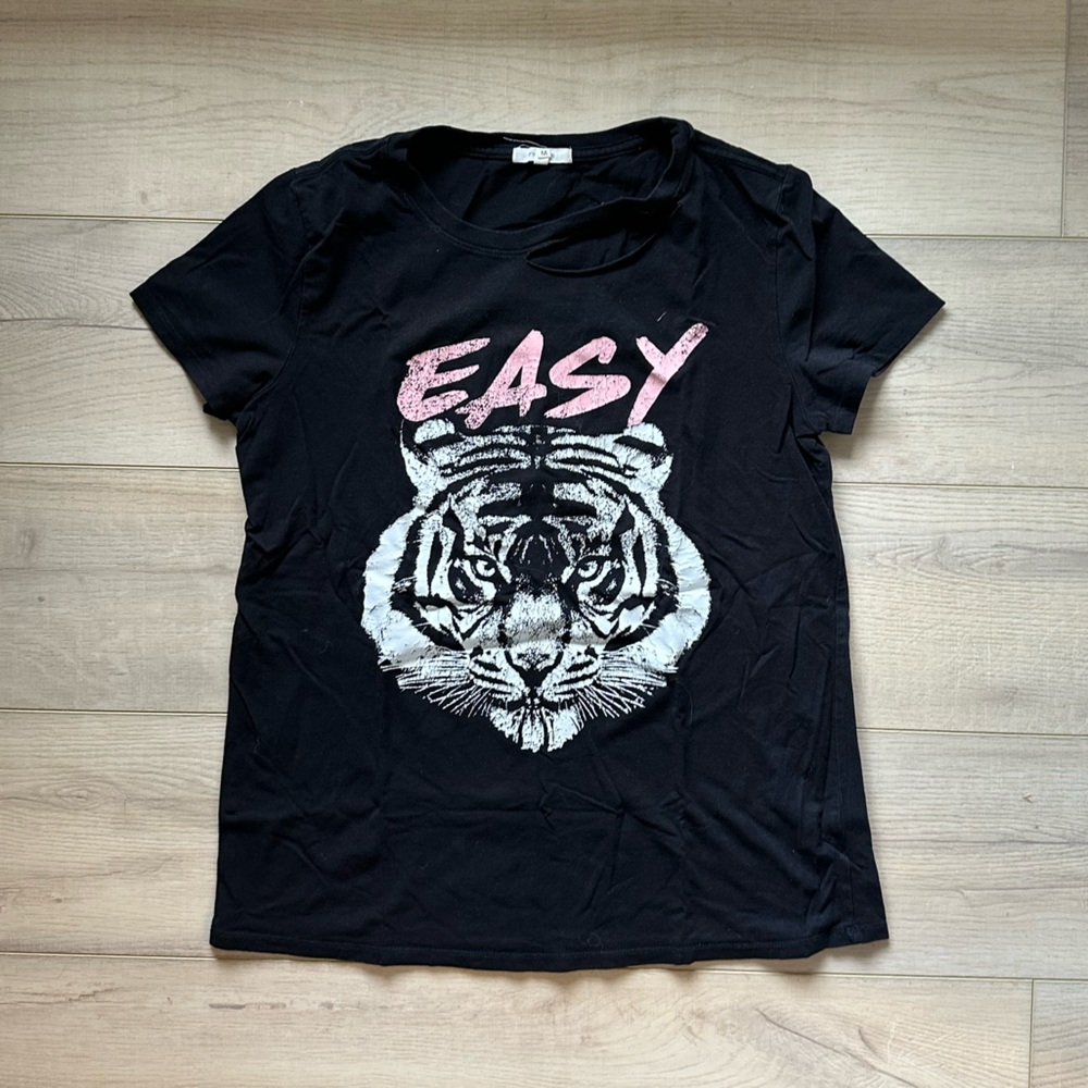 Black Easy Tiger T-Shirt